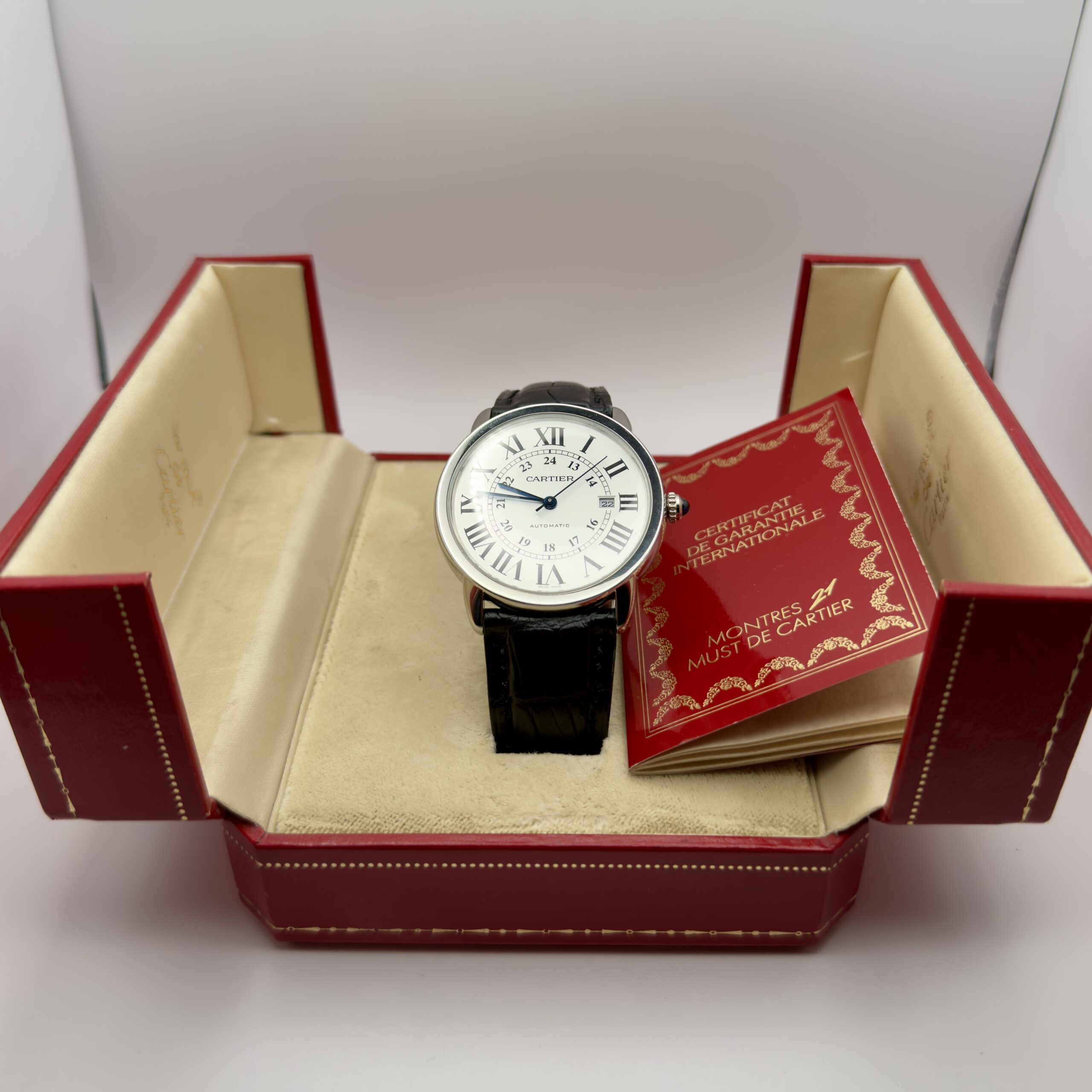 CARTIER RONDE SOLO 42 mm - imagine 2